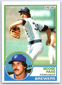 1983 O-Pee-Chee Moose Haas Milwaukee Brewers #317 - Picture 1 of 2