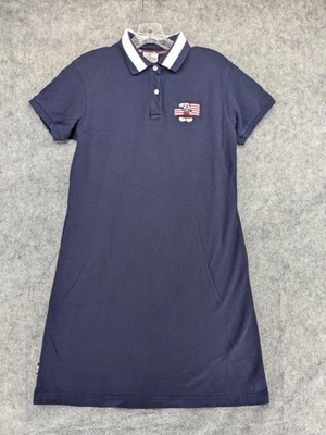 Disney Mickey Mouse Dress Womens Medium Navy Polo Shirt Patriotic Embroidered - Image 1 of 4