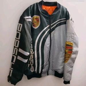 Porsche Herren XL Nylon Jacke Grau Xl Limited Edition Seltenes Modell Sport Rarität Pre-o - Bild 1 von 8