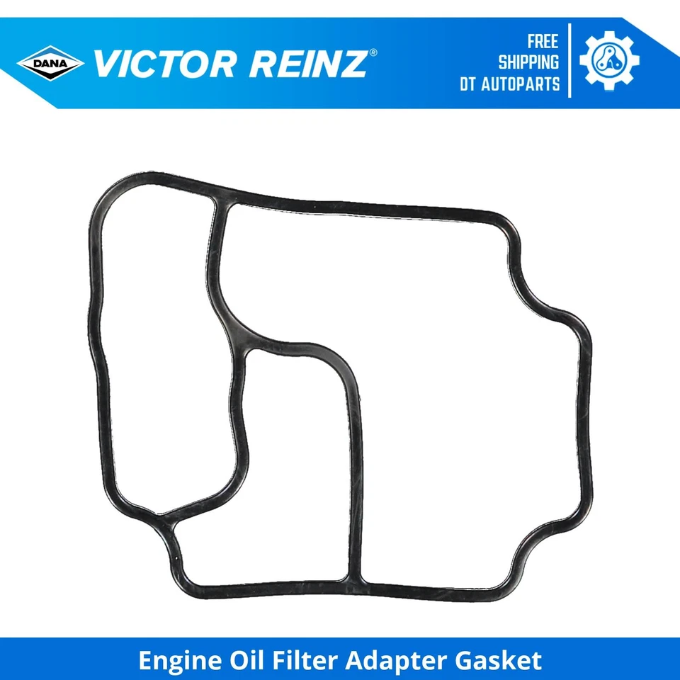 For 2001-2005 BMW 525i Engine Oil Filter Adapter Gasket Victor Reinz 2002 2003 - Image 1 of 1