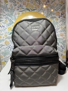 GUESS Black Mini Backpack Rucksack Bag - Picture 1 of 9