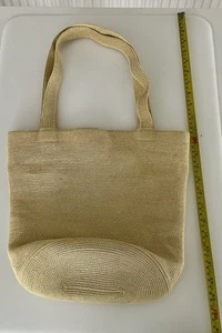 Brooks Brothers Slouchy Woven Textile Tote Bag - Bild 1 von 4