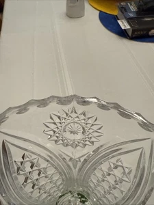 Vintage Diamant Kristall Vase - Bild 1 von 5