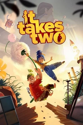 It Takes Two – Cooperative Adventure Video Game Poster, Colorful and Fun. Poster - Image 1 of 4