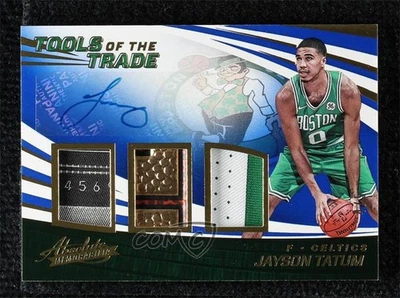 2017-18 Panini Absolute Level 4 /5 Jayson Tatum #TT3-JT Rookie Auto RC - Image 1 of 2
