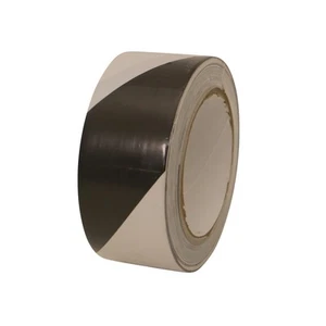 JVCC Hazard Warning Tape (HZ-8): 2 in. x 36 yds. (Black with White stripes) - Picture 1 of 3