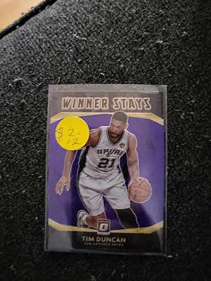 2020-21 Panini Donruss Optic - Winner Stays #15 Tim Duncan - Image 1 of 4