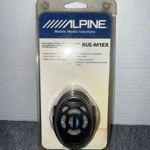 Alpine RUE-M1EX Marine Head Unit Fernbedienung schwarz wasserdicht Schwimmer NEU - Bild 1 von 2