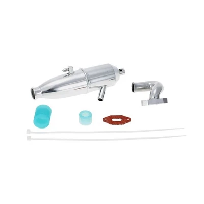 Exhaust Pipe Tubing Engine Parts For 1/10th Scale Nitro Power RC Model Car - Image 1 of 4