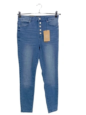 VERO MODA Vaquero de talle alto Mujeres Vaquero Talla EU 38 azul look casual - Imagen 1 de 4