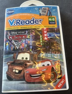 VTech V Reader Disney Pixar Cars 2 Interactive E-Reading System( New Open Box) - Image 1 of 4