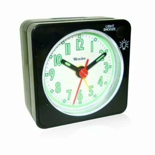 Westclox O158642 47370 Quartz Analog Clock Black - Image 1 of 1
