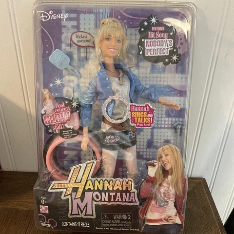 Disney Hannah Montana Doll In Concert Collection Singing “Nobody's perfect" 2007 Cover