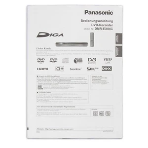 Panasonic DMR-EX84C Bedienungsanleitung Manual Deutsch German - Bild 1 von 1