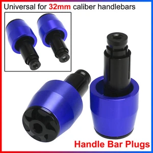 One pair Handle Bar Plugs - CNC Aluminum - Universal for 32mm caliber handlebars - Foto 1 di 9
