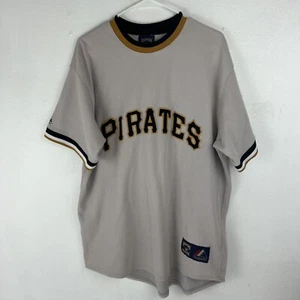 Roberto Clemente Pittsburgh Pirates Cooperstown Collection Jersey Size XL Gray - Picture 1 of 6