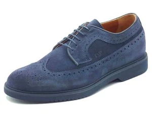NeroGiardini E500611U Colorado Indaco Scarpe Eleganti per Uomo in camoscio duili - Imagen 1 de 3