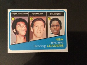 1972-73 Topps Basketball # 171- NBA Scoring Leaders