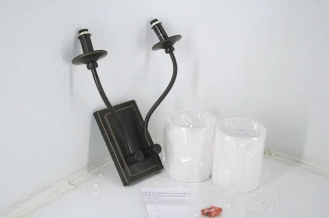 Progress Lighting P710019020 Luxury Glam Steel Bronze Bonita Wall Sconces Cover