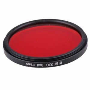 52mm Full Red Color Lens Filter With Thread Mount for all DSLR SLR Camera Lens - Picture 1 of 4
