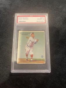 1933 Goudey Big League Chewing Gum - R319 #211 Hack Wilson (RC)