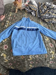Nike Youth Kids Medium Carolina Blue Half Zip - Picture 1 of 7