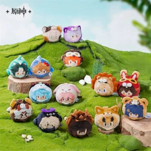 Official Genshin Impact Teyvat Zoo Series Ganyu Plush Doll Keychain Stuffed Toys - Picture 1 of 26