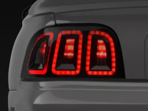 Luces traseras LED negras carcasa lente ahumada para Mustang Icon 1996-1998 - Imagen 1 de 10