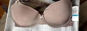 Felina Gorgeous Mauve Padded Bra - Size 38DDD NWT - Picture 1 of 10