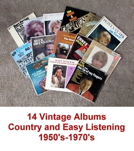 14 Albums 50's-70's: Country/Easy Listening~Owens-Clark-Arnold-Mandrell-Murray+ - Picture 1 of 5