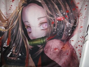 NEW Anime DEMON SLAYER Large KAMADO NEZUKO 77" x 59" BANNER Flag Wall room Decor - Picture 1 of 5