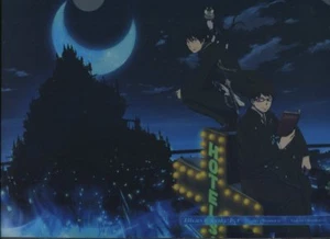 clear file folder Ao no blue Exorcist anime movic Okumura Rin Yukio kuro - Picture 1 of 1