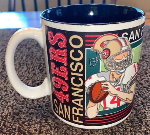 San Francisco 49ers 1992 Coffee Mug Cup Sports Impressions NFL Vintage Cover