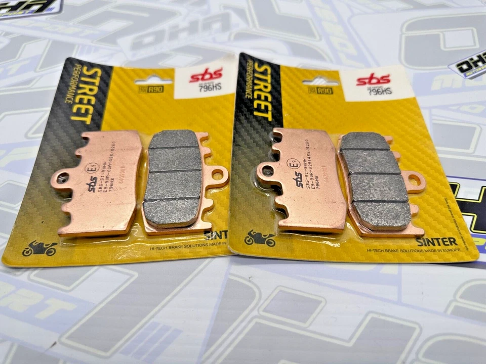 SBS HS Street Sinter HH Front Brake Pads for BMW R1150RT R1150 RT 2001-2006 - Image 1 of 1