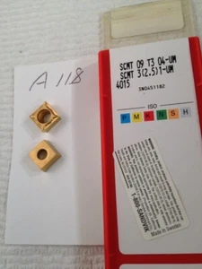 10 NEW SANDVIK SCMT 32.51-UM CARBIDE INSERTS SCMT 09 T3 04-UM GR: 4015  {A118} - Picture 1 of 1