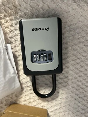 Puroma Key Lock Box - Spare -  Black & Gray - New In Box! - Image 1 of 4