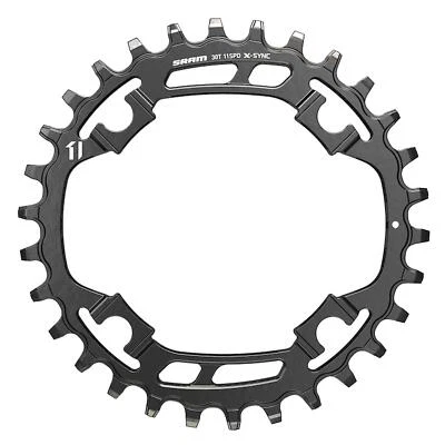 SRAM Chain Ring X-Sync 1X11 Steel 32T 94BCD Steel 3.5mm Black - Image 1 of 4