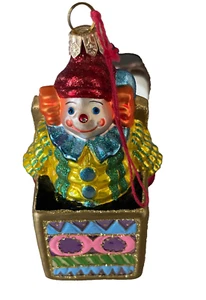 Glass Ornament Old World Christmas clown vintage antique excellent condition - Picture 1 of 6