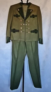 SUIT VINTAGE SALZBURGR WENGER TYROL OKTOBERFEST DIRNDL MEN SIZE US36/EU46 - Picture 1 of 12