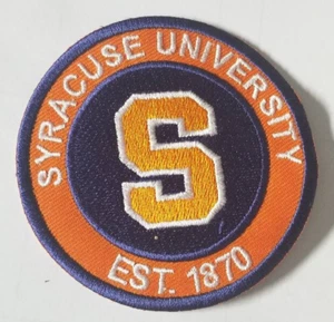 Bordado Syracuse Univesity Est. Parche 1870 aprox 3" - Imagen 1 de 2