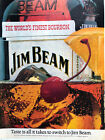 Vintage 1982 Jim Beam whiskey original color ad A213