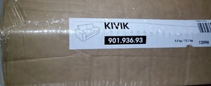 Kivik Tranus Black Corduroy 2 Seat Love Seat Sofa slipcover NEW Authentic IKEA - Picture 1 of 1