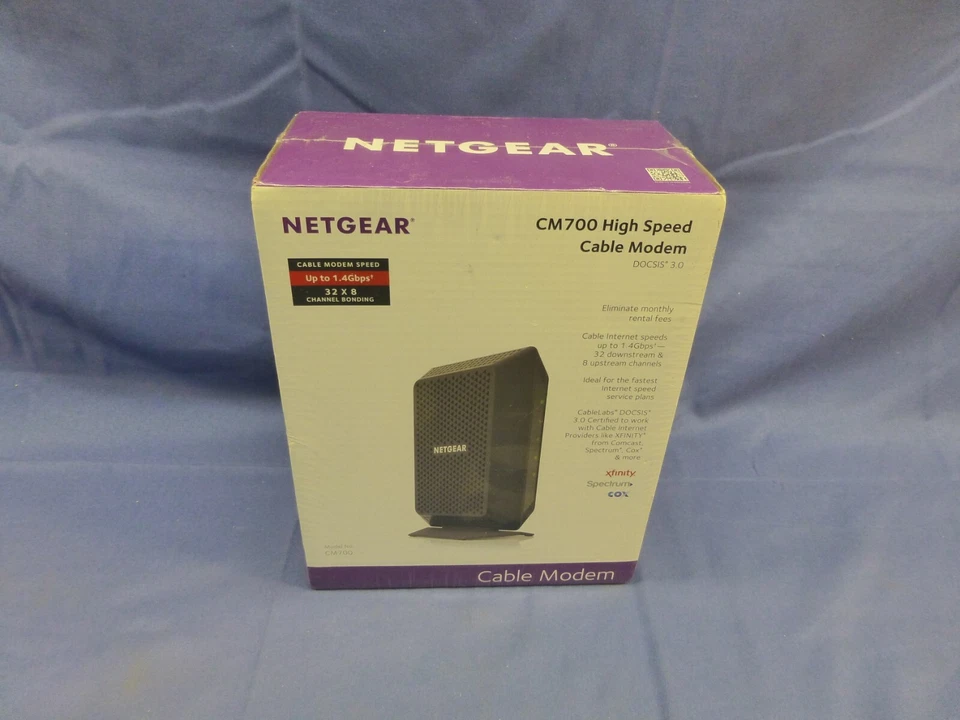 NETGEAR CM700-100NAR High Speed DOCSIS 3.0 Cable Modem -Brand New & Sealed - Image 1 of 4