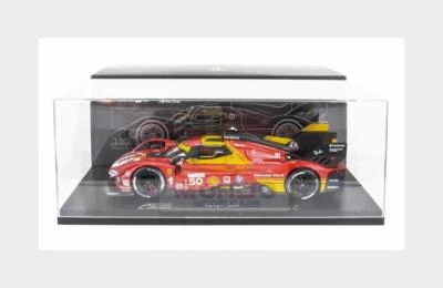 1:18 BURAGO Ferrari 499P #50 Winner Le Mans 2024 Fuoco +Showcase BU16312-50-VET - Immagine 1 di 3