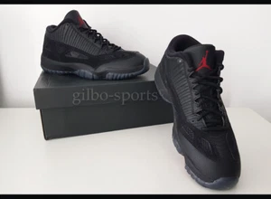 NIKE AIR JORDAN 11 XI RETRO Low Black Red Größe 42 schwarz 306008 003 - Bild 1 von 6