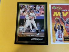 Jeff Bagwell Houston Astros Diamond BallStreet 1991 #D6 OVERSIZE RARE Oddball