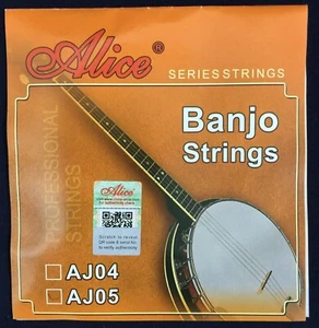 Alice AJ05 5-String Banjo Strings Set - Picture 1 of 3