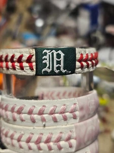 MIAMI CANES HURRICANES  CLASSIC NCAA BASEBALL BRACELET LEATHER - Picture 1 of 7