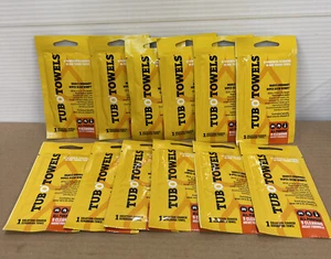Lot Of 12-Tub O’Towels -Heavy Duty Cleaning Wipes. Free Shipping - Picture 1 of 2