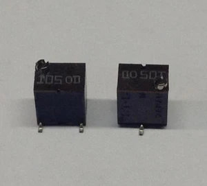 2 Stück Copal 1MΩ SMD Cermet Trimmers ST-5W - 14 TURNS (M7615) - Picture 1 of 6